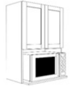 SSW-Wall Microwave Cabinet