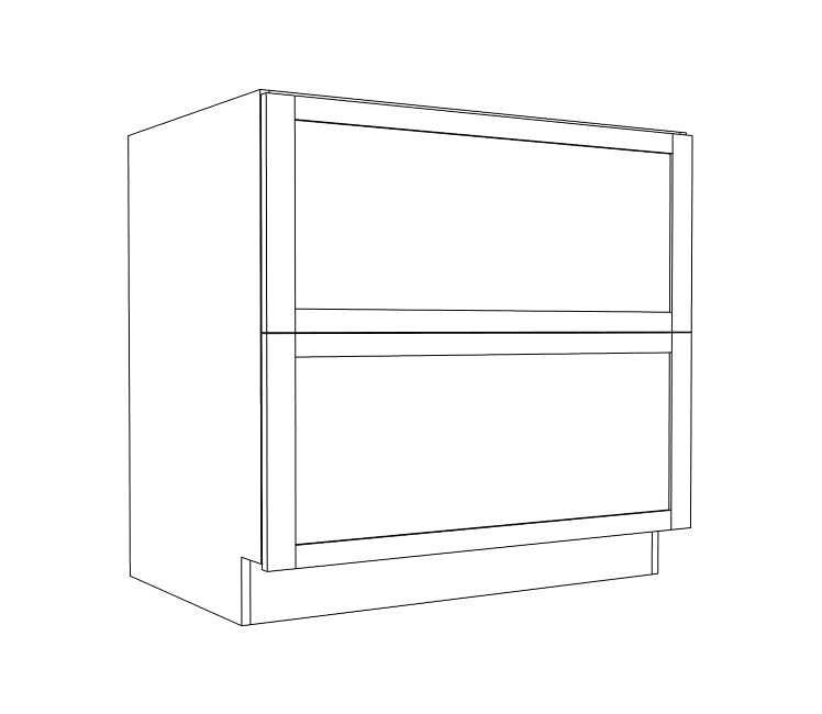SSW-Base Cabinet With Two Large Drawers